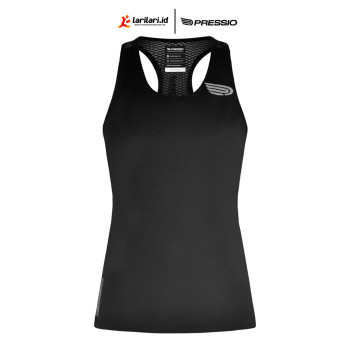 PRESSIO - Women - Elite Singlet - Black/Silver